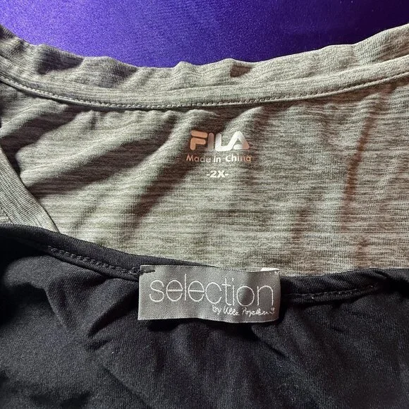 📌Fila & Ulla Popkins 2 Plus Size Sport - Gym Short Sleeves T-Shirts Tops - Picture 13 of 14